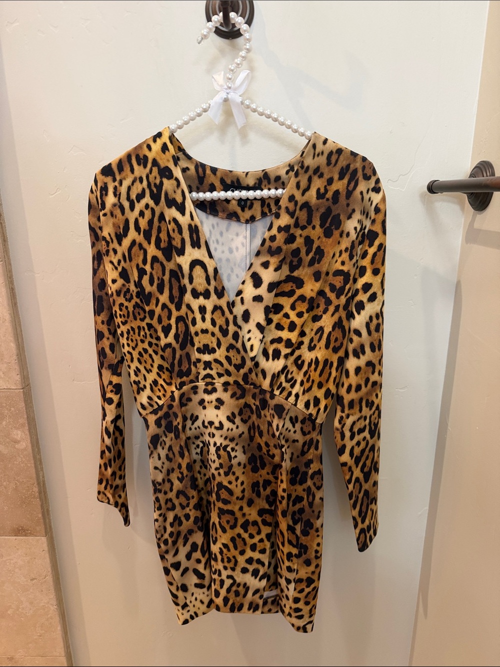 Cushnie Leopard Print dress! 100% silk